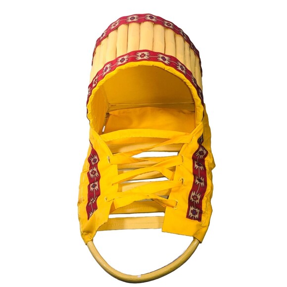 Native American Southwestern Design Cradleboard 18" Display piece, New - Picture 3 of 10